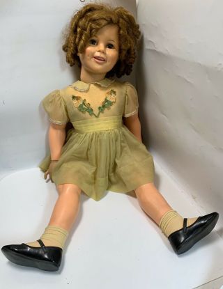 Vintage Ideal Shirley Temple Playpal Doll St - 35 - 38 - 2 Twist Wrist