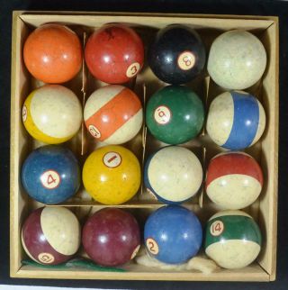 Vintage Hyatt Pool Balls,  Solid Color,  Pocket Billiard/Pool Balls 