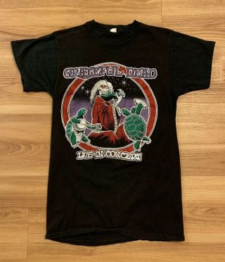 Vintage 70’s 80’s Grateful Dead T - Shirt Small Live In Concert Tour King Tut