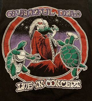 Vintage 70’s 80’s Grateful Dead T - Shirt Small Live In Concert Tour King Tut 2