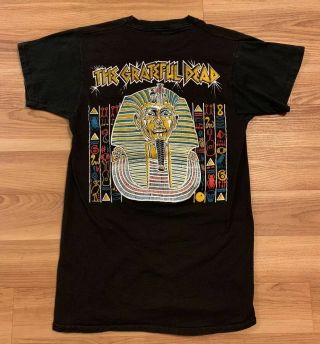 Vintage 70’s 80’s Grateful Dead T - Shirt Small Live In Concert Tour King Tut 3