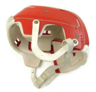 Vintage Red Cooper SKB 100 Hockey Helmet Hurling Skateboard Canada Shape 11