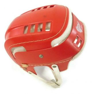Vintage Red Cooper SKB 100 Hockey Helmet Hurling Skateboard Canada Shape 4