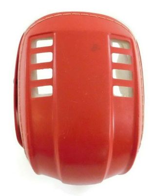 Vintage Red Cooper SKB 100 Hockey Helmet Hurling Skateboard Canada Shape 6