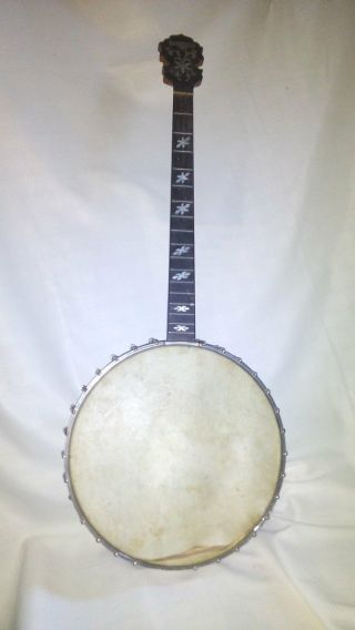 1920s - 30s Vtg Lange Langstile Iii Banjo 4 - String For Restoration Or Parts