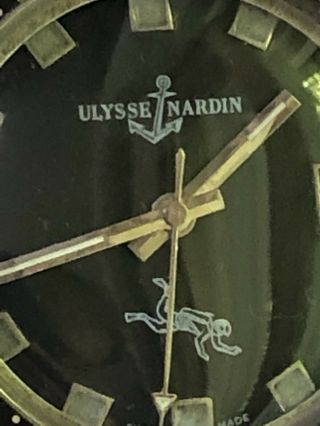 VINTAGE ULYSSE NARDIN DIVER AUTOMATIC ca 59 JUMBO SWISS MADE 25 JEWEL 2