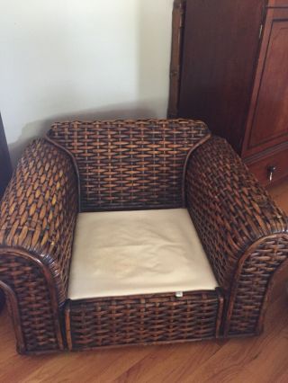 Ralph Lauren,  vintage Rattan Arm Chair 2