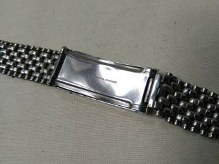 Montal Beads Of Rice Vintage Gents Watch Bracelet 18mm Same As Gay Freres Divers 4