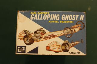 VINTAGE 1/25 MPC CARL CASPER Galloping Ghost II DRAGSTER MODEL KIT 5