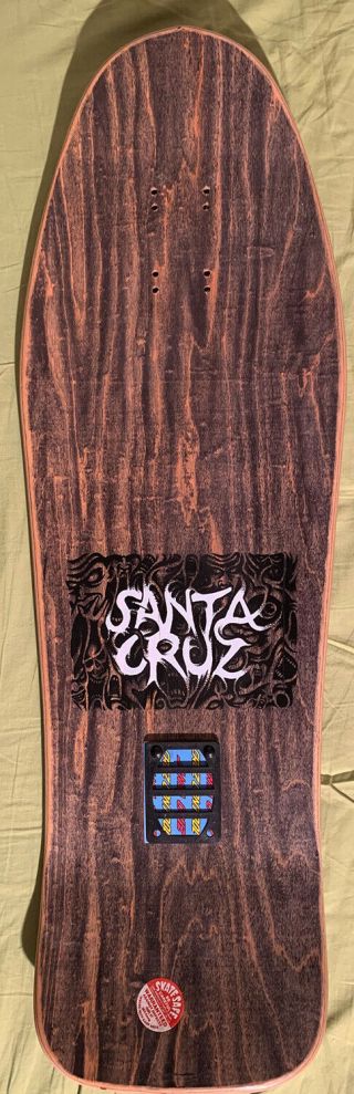 Vintage Skateboard Deck - SANTA CRUZ - TOM KNOX - GHOUL - FIRE PIT - NOS 8