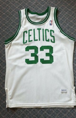 Authentic Vintage Larry Bird Celtics Jersey,  Sand Knit