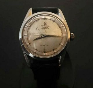 Universal Watch Polerouter Geneve Microtor Cal.  215 Of The Year 1955.