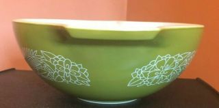 Vintage Pyrex Woodland cinderella mixing bowl Green 444 large 2