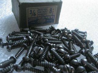 Antique/vintage Corbin 3/4 Round Head Sheet Metal Screws