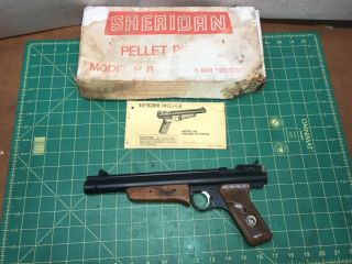 Vintage Sheridan Model Hb 5mm 20 Cal.  Pneumatic Pistol Racine Wis.