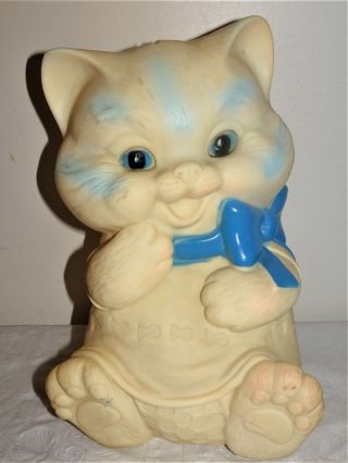 Vintage Ashland Rubber Kitty Cat Squeaky Toy 8 3/4 "