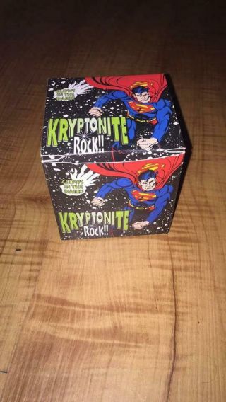Superman Kryptonite Rock Display Box 1993 Vintage Rare