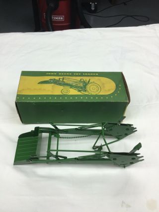 Vintage Ertl Eska John Deere Toy Loader And Box