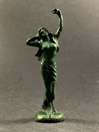 Ancient Roman Bronze Statuette Depicting Venus Goddess Of Love & Sex C.  150 - 350ad