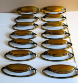 Set Of 14 Vintage Drawer Pulls - Priced Only $7.  00 /// 50 Cents Each