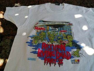 Vtg.  1988 Return Of The Living Dead Pt.  Ii T Shirt