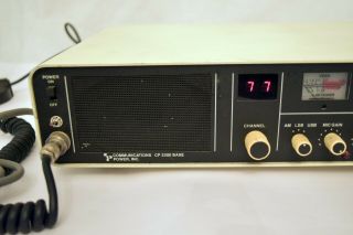 RARE VINTAGE COMMUNICATIONS POWER INC CP 2000 BASE - CB 80 CHANNELS - POWERS UP 7
