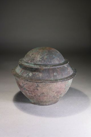 Antique Chinese Bronze Three Piece Censer 3