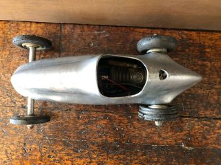 Antique Dooling Brothers Pee Wee Tether Race Car with Bunch.  45 Engine 3