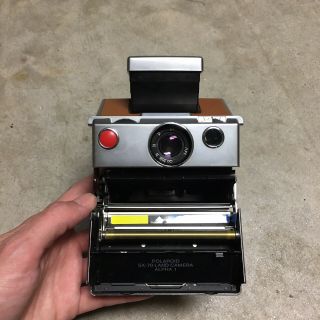 Vintage Polaroid SX - 70 Land Camera Alpha 1 with Case & 3