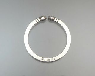 Vintage Georg Jensen Key Ring Danish Sterling Silver Acorn Design Denmark
