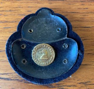 WW2 RAF RCAF Officers Cap Badge // Early Example // Metal Packed with Maker 2