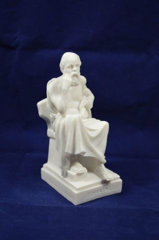 Socrates sculpture small statue ancient Greek philosopher 2