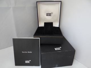 Montblanc Watch Box Vintage Inner,  Outer And Booklet 1990 