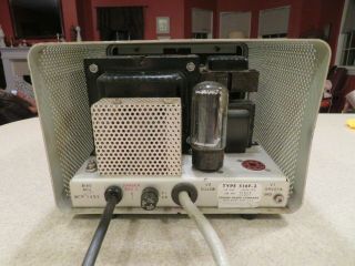 Vintage Collins 516F - 2 POWER SUPPLY in Metal Case Ham Radio Tube 2