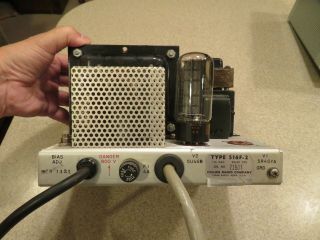 Vintage Collins 516F - 2 POWER SUPPLY in Metal Case Ham Radio Tube 4