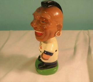 Vintage MLB Milwaukee Braves Bobblehead Doll,  Green Base,  1962 2