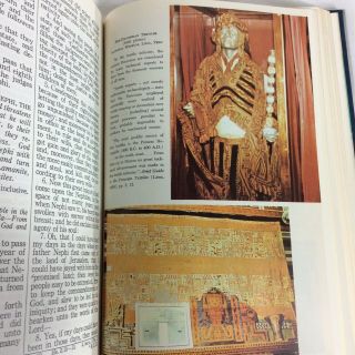 1962 Large Book Of Mormon,  Ancient Artifact Evidence Pictures Lds Gold Plates