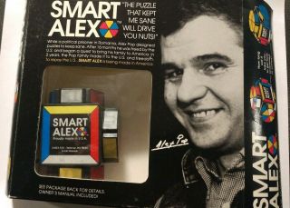 Vintage Smart Alex Puzzle Cube Rubiks Toy