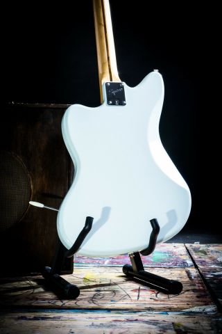 2013 SQUIER BY FENDER VINTAGE MODIFIED JAZZMASTER IN SONIC BLUE OFFSET GUITAR 10