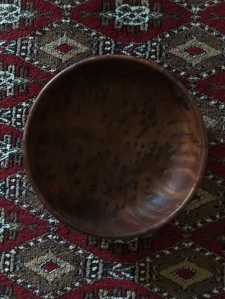 Vintage Thuja (thuya) Burl Wood Bowl From Morocco
