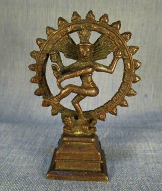 Old Hindu God Shiva (siva) Dancing Nataraja