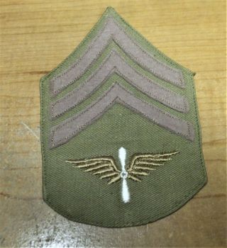 Us Air Service Sergeant Chevron Wwi Air Corps Stripes Insignia
