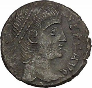 Constans Constantine The Great Son Ancient Roman Coin Wreath Of Success I42536