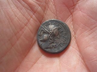 Ancient Republic Roman Silver Denar,  Denarius,  Roma N9