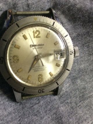 Vintage Bulova Snorkel 666ft.  Automatic Men’s Wristwatch (running)