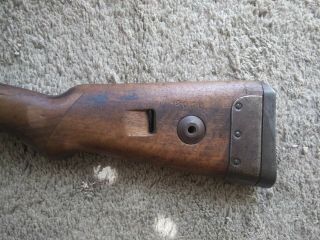 G33/40 Mauser Jointed Wooden Stock.  Beatiful.  Military Stamped. 10