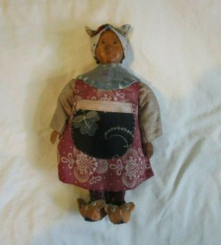 Door Of Hope Vintage Small Child Wood Doll