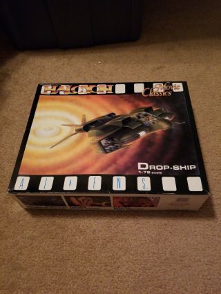 Vintage Halcyon Aliens Drop - Ship 1/72 Scale Model Kit 1989