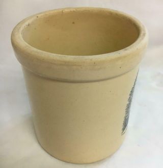 Vintage Stoneware Crock Davidson Grocer & Tea - dealer Newcastle 1/4 Gallon USA 3