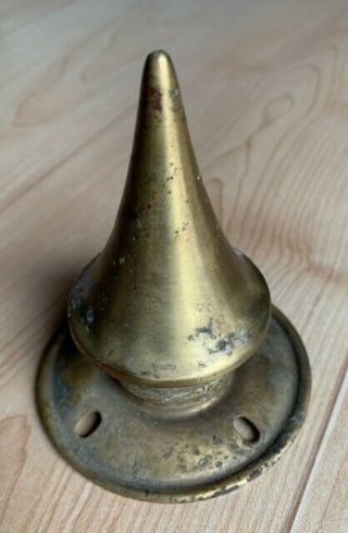 Wwi Imperial German Brass Spike For Enlisted Pickelhaube Helmet
